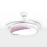 Nordic Kids Room Dolphin LED Ceiling Fan with Light Image - 8