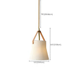 Nordic Living Room White Ceramics Cylinder Pendant Light Image - 14