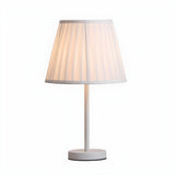 Nordic Simple Fabric Shade Bedroom Iron Table Lamp Image - 12