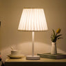 Nordic Simple Fabric Shade Bedroom Iron Table Lamp Image - 3