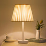 Nordic Simple Fabric Shade Bedroom Iron Table Lamp Image - 9