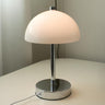 Nordic Simple Macaron Dome Glass Shade Metal Table Lamp Image - 6