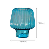 Nordic Simple Mushroom Glass Decor Bedroom Table Lamp #size