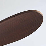 Nordic Simple Solid Wood 3 Blade LED Ceiling Fan Light Image - 11