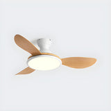 Nordic Style Fashion 3-Blade Ceiling Fan with LED Light Image - 8