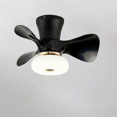 Nordic Style Mini 3 Blade Wood Ceiling Fan with Light Image - 2