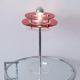 Nordic Unique  Circular Design Metal Bedside Table Lamp Image - 16