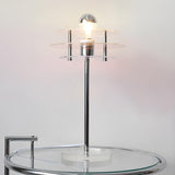 Nordic Unique  Circular Design Metal Bedside Table Lamp Image - 25