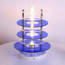 Nordic Unique  Circular Design Metal Bedside Table Lamp Image - 3