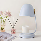 Nordic Unique Eggshell Shape Metal Bedroom Table Lamp Image - 3