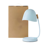 Nordic Unique Eggshell Shape Metal Bedroom Table Lamp Image - 6