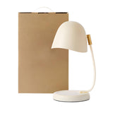 Nordic Unique Eggshell Shape Metal Bedroom Table Lamp Image - 8