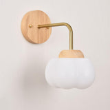 Nordic Wooden Adjustable Bedside Wall Lamp Sconce Image - 11