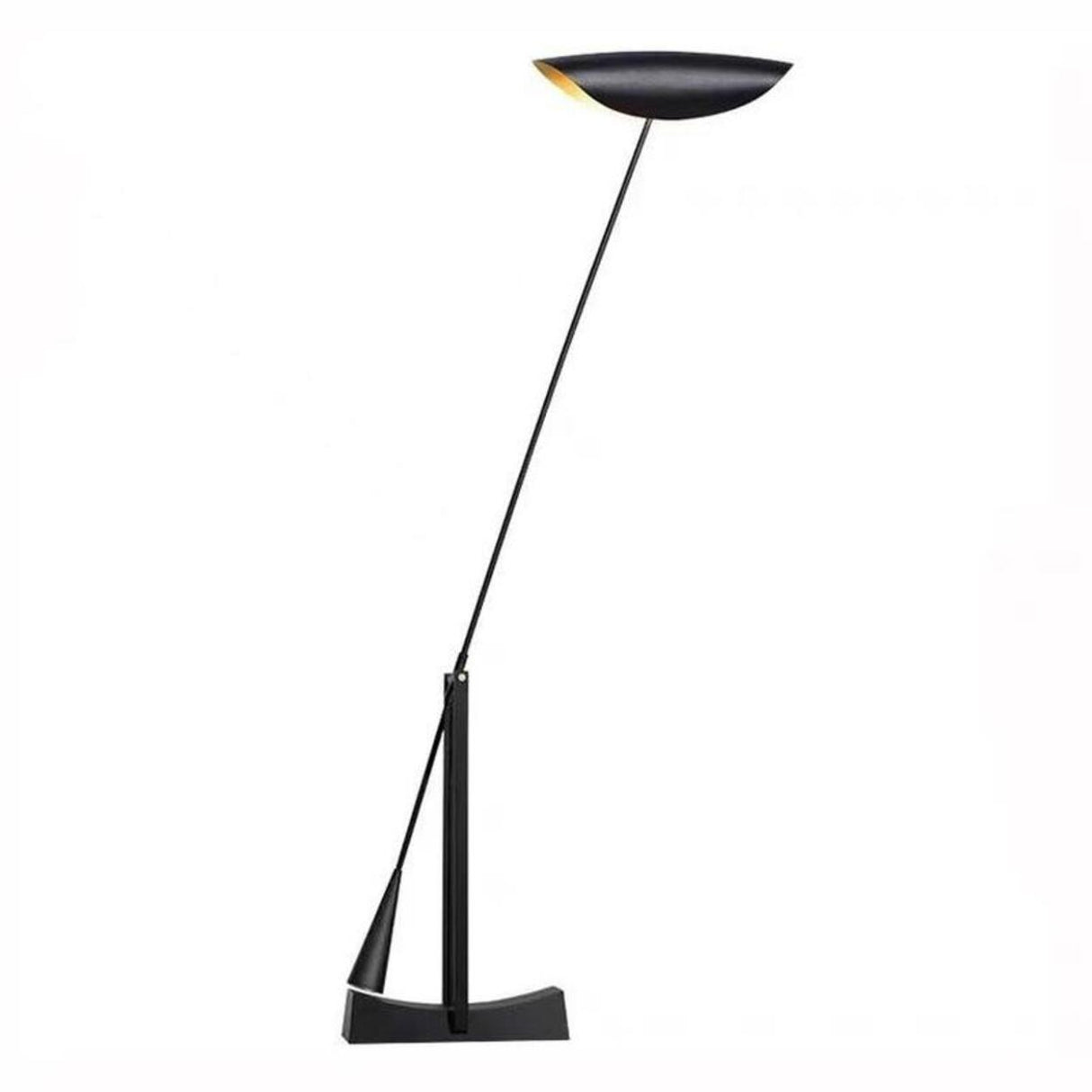 Novelty Modern Black Metal Geometric YIU-X Floor Lamp Image - 5