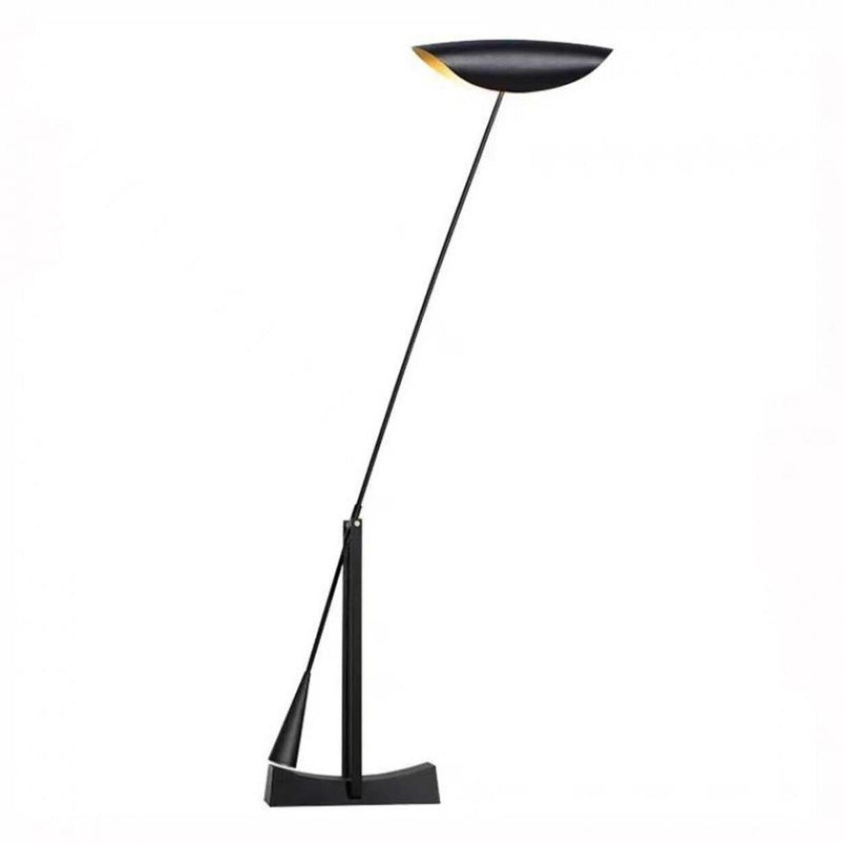 Novelty Modern Black Metal Geometric YIU-X Floor Lamp Image - 6