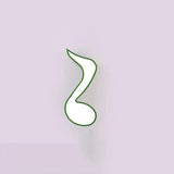 Nursery Colorful Music Note LED Flush Mount Light Image - 9