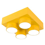 Nursery Playful Building Blocks LED Flush Mount Light Image - 3