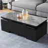 Nut-Brown Foldable Lift Top Coffee Table with Storage Image - 9