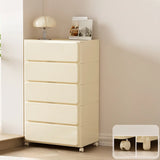 Off-White Acrylic Minimalist Multi-Size Storage Chest Image - 15