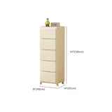 Off-White Acrylic Minimalist Multi-Size Storage Chest Image - 20