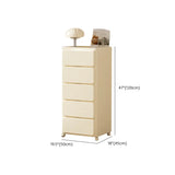 Off-White Acrylic Minimalist Multi-Size Storage Chest Image - 22