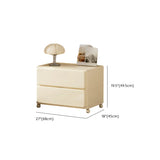 Off-White Acrylic Minimalist Multi-Size Storage Chest Image - 23