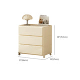 Off-White Acrylic Minimalist Multi-Size Storage Chest Image - 24