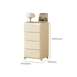 Off-White Acrylic Minimalist Multi-Size Storage Chest Image - 28