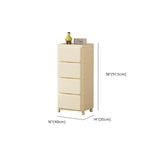 Off-White Acrylic Minimalist Multi-Size Storage Chest Image - 30