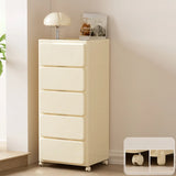 Off-White Acrylic Minimalist Multi-Size Storage Chest Image - 7