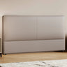 Off-White Rectangular Upholstered Headboard with Legs Image - 5