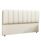 Off-White Rectangular Upholstered Panel Headboard Image - 10