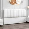 Off-White Rectangular Upholstered Panel Headboard Image - 11