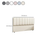 Off-White Rectangular Upholstered Panel Headboard Image - 16