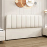 Off-White Rectangular Upholstered Panel Headboard Image - 2