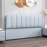 Off-White Rectangular Upholstered Panel Headboard Image - 9