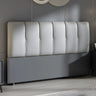 Off-White Rectangular Upholstered Wingback Headboard Image - 16