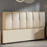 Off-White Rectangular Upholstered Wingback Headboard Image - 7