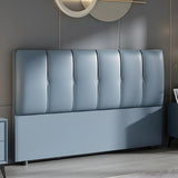 Off-White Rectangular Upholstered Wingback Headboard Image - 9