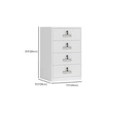 Off-White Steel Glass Doors Lockable Filing Cabinet Image - 27