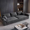 Off-White Water Resistant Leather Modular Sofa Chaise Image - 2