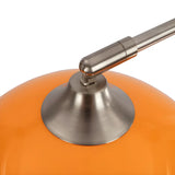 Orange Dome Modern Arched Metal LED Floor Light Image - 4