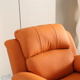 Orange Lockable Back Electric Relax Swivel Recliner Image - 5