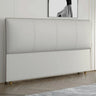 Orange Rectangular Upholstered Headboard with Legs Image - 13