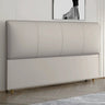 Orange Rectangular Upholstered Headboard with Legs Image - 17