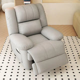 Orange Tech Cloth Single Rotating Base Relax Recliner Image - 13