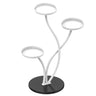 Orbicular 3-Tier Stone Floor Pedestal Plant Stand Gold Image - 8