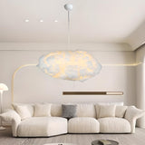 Organic Whimsical White Cloud Shape Chandelier Image - 3