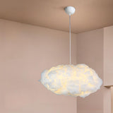 Organic Whimsical White Cloud Shape Chandelier Image - 4