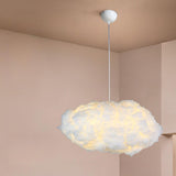 Organic Whimsical White Cloud Shape Chandelier Image - 5